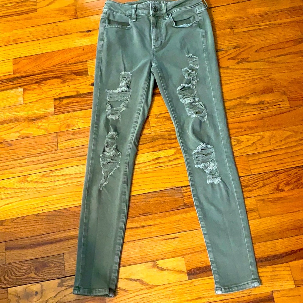 American Eagle Outfitters Khaki Jeggings